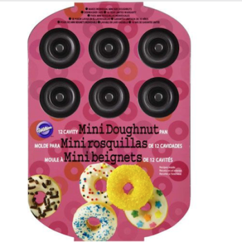 Mini Donut Backform - 12 Mini Donuts - Wilton